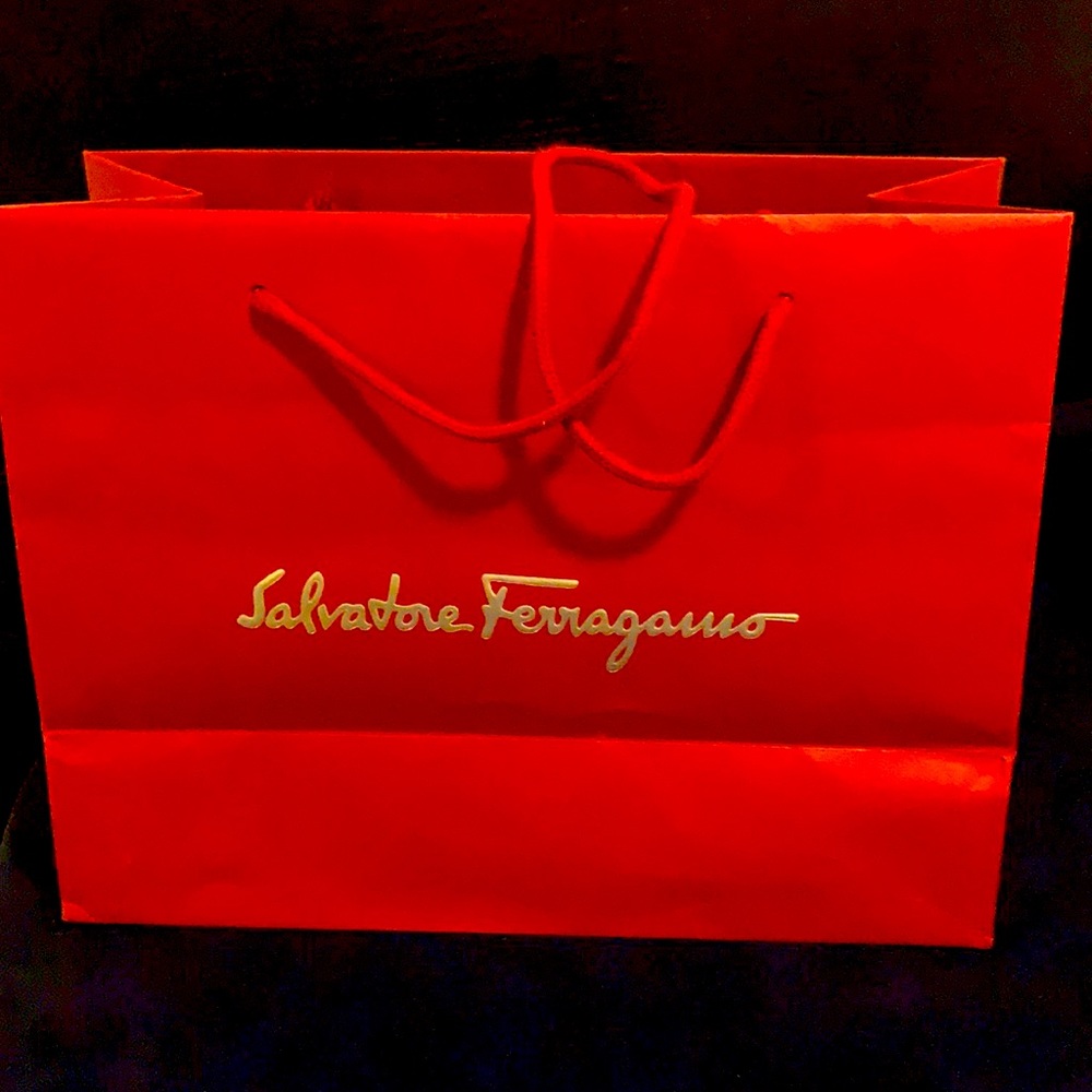 Salvador ferragamo large gift bag